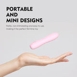 Bella Silicone 140mm Bullet Massager Pink - Adult Toys