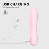Bella Silicone 140mm Bullet Massager Pink - Adult Toys