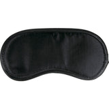 Black Satin Eye Mask - Adult Toys