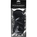 Black Satin Eye Mask - Adult Toys
