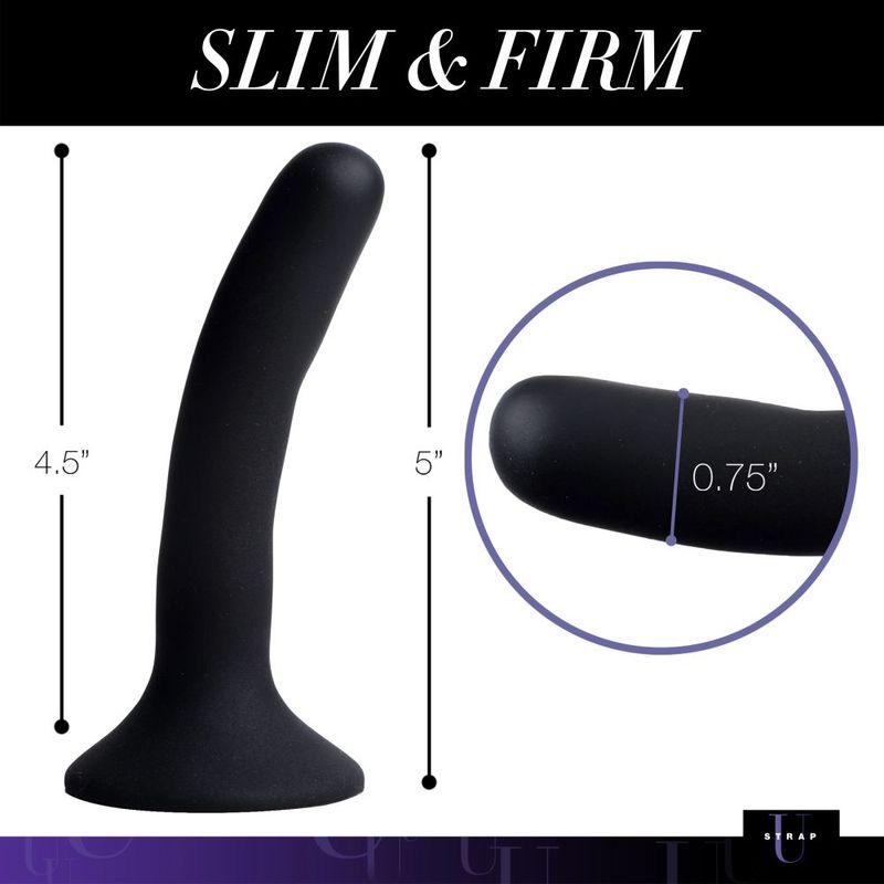 Black Silicone Strap - On Dildo Small - Adult Toys