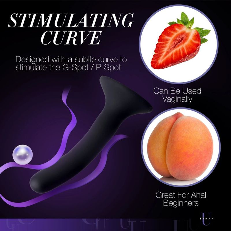 Black Silicone Strap - On Dildo Small - Adult Toys