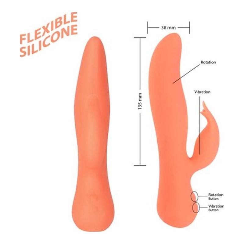 Blossom Swan Rabbit Vibrator - Adult Toys