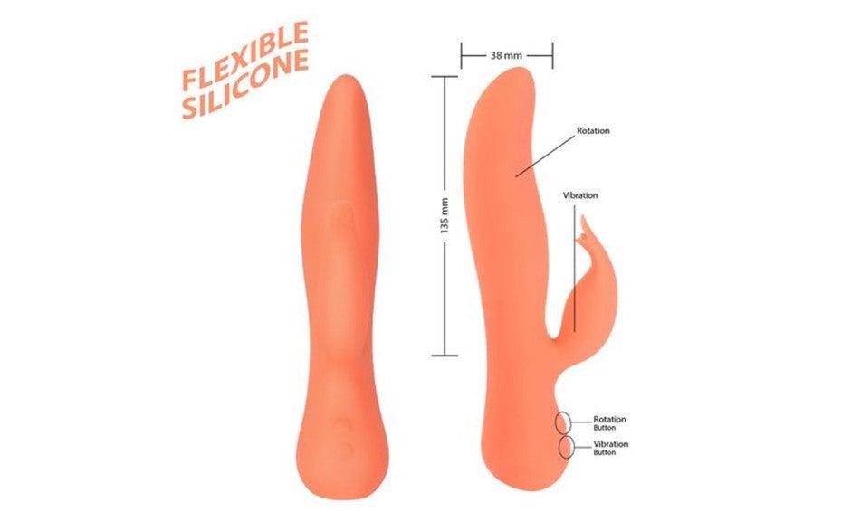 Blossom Swan Rabbit Vibrator - Adult Toys