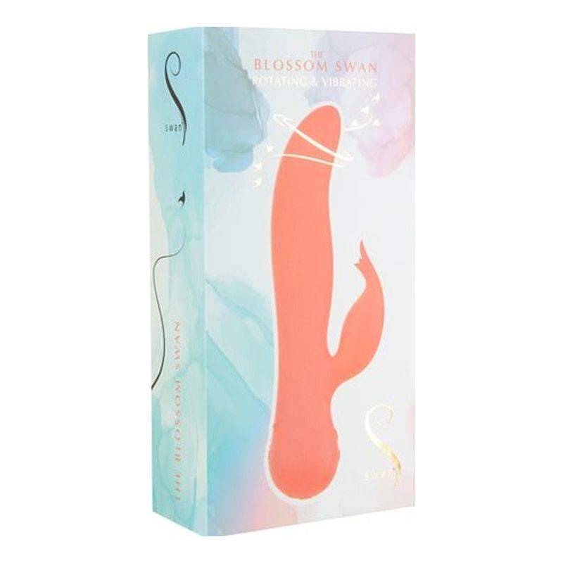 Blossom Swan Rabbit Vibrator - Adult Toys