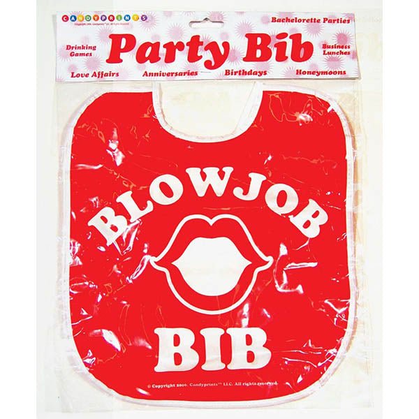 Blow Job Bib - Novelty Item - Novelties