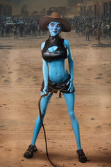 Blue Alien Sex Doll 160cm G A12 - sex doll