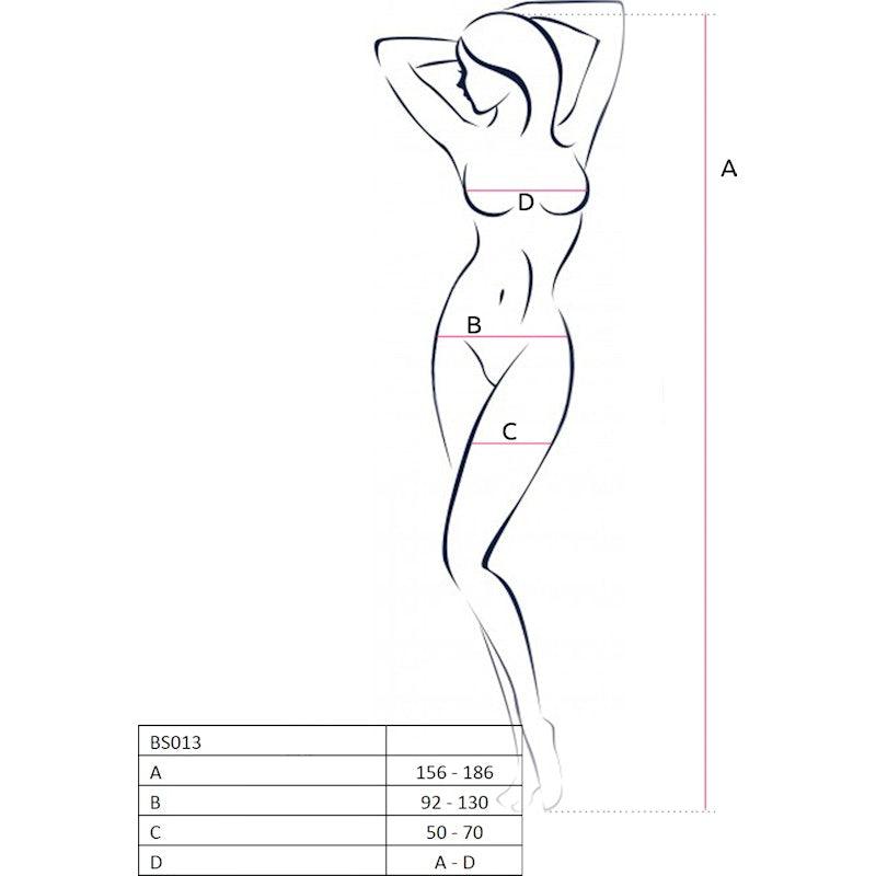 Bodystocking BS013 Black - Lingerie