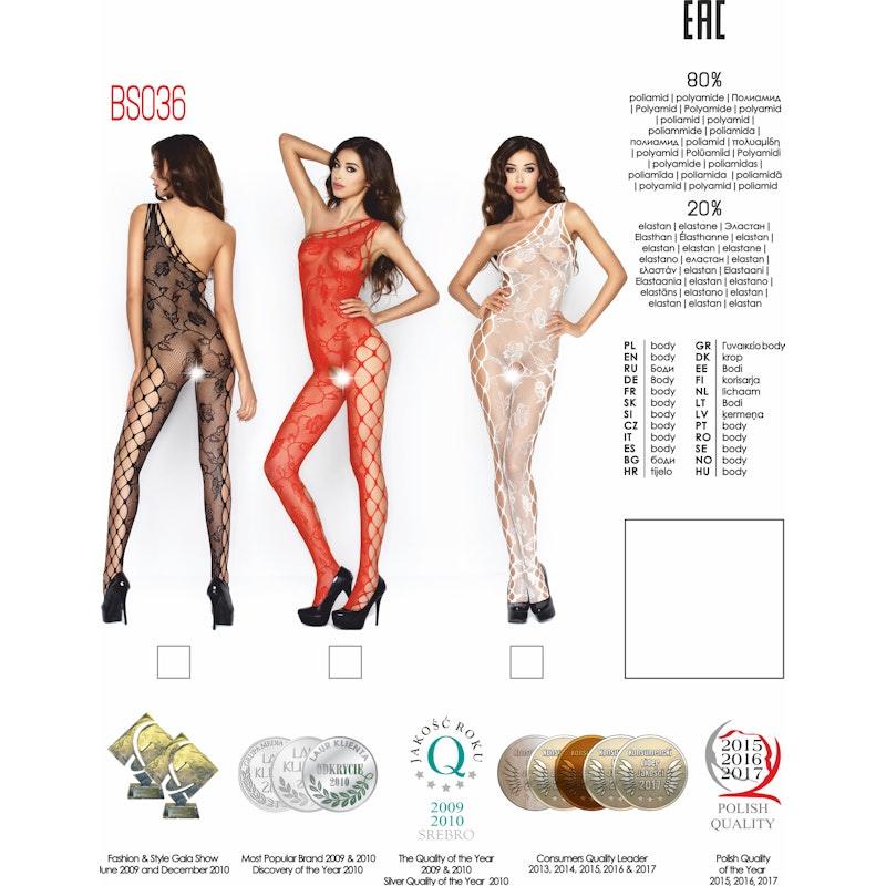 Bodysuit BS036 Red - Lingerie
