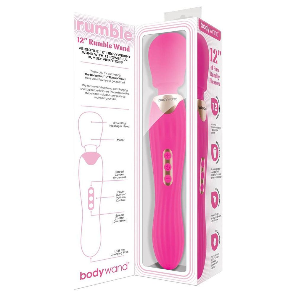 Bodywand Rumble Wand 12 Inch Massage Wand - VIBRATORS