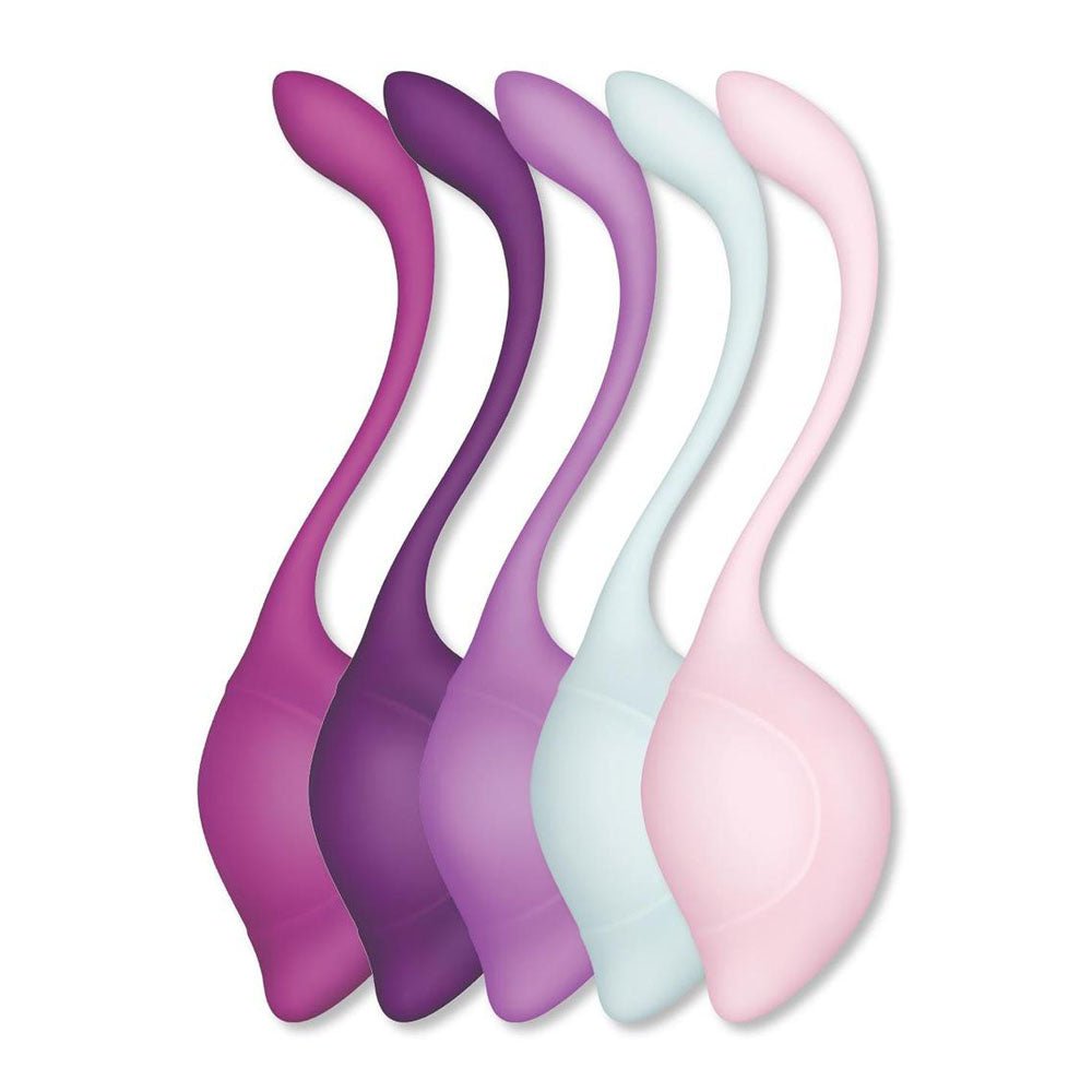 Bodywand Squeeze 5pc Teardrop Kegel Set - Weighted Kegel Set - 5 Piece Kit - KEGEL TOYS