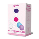Bodywand Squeeze Mix & Match Kegel Set - Coloured Weighted Kegel Balls Set - KEGEL TOYS