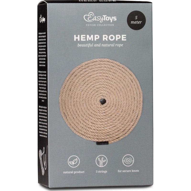 Bondage Rope Hemp 5m - Naughty by Nature Adult Store