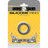 Boneyard Silicone Cock Ring – 30mm Medical Grade Grey Stretcher - Adult Toys