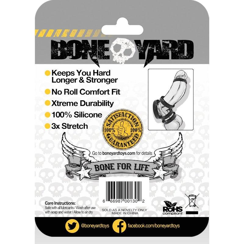 Boneyard Silicone Ring 30mm Black - Adult Toys