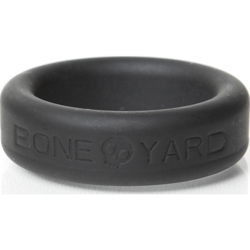 Boneyard Silicone Ring 30mm Black - Naughty by Nature Adult Store