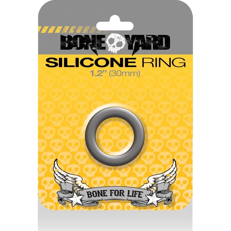 Boneyard Silicone Ring 30mm Grey - Naughty by Nature Adult Store