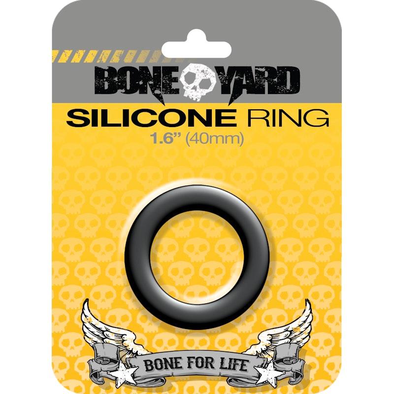 Boneyard Silicone Ring 40mm Black - Naughty by Nature Adult Store