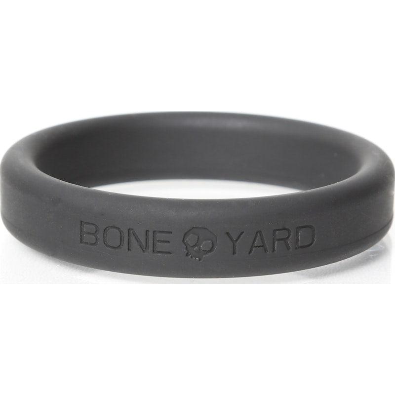 Boneyard Silicone Ring 5 Pc Kit Black - Adult Toys