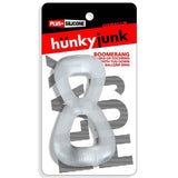 Boomerang Double Cockring Ball Stretcher Clear - Adult Toys