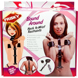 Bound Around Neck to Wrist Restraints - Adult Toys