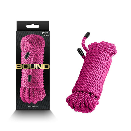 Bound Rope - Pink - Pink Bondage Rope - 7.6 metre length - BONDAGE - TOYS