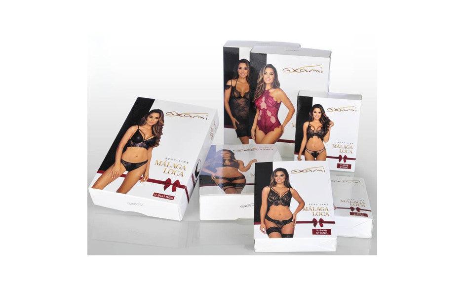 Brazilian Open Crotch Panty Black - Lingerie