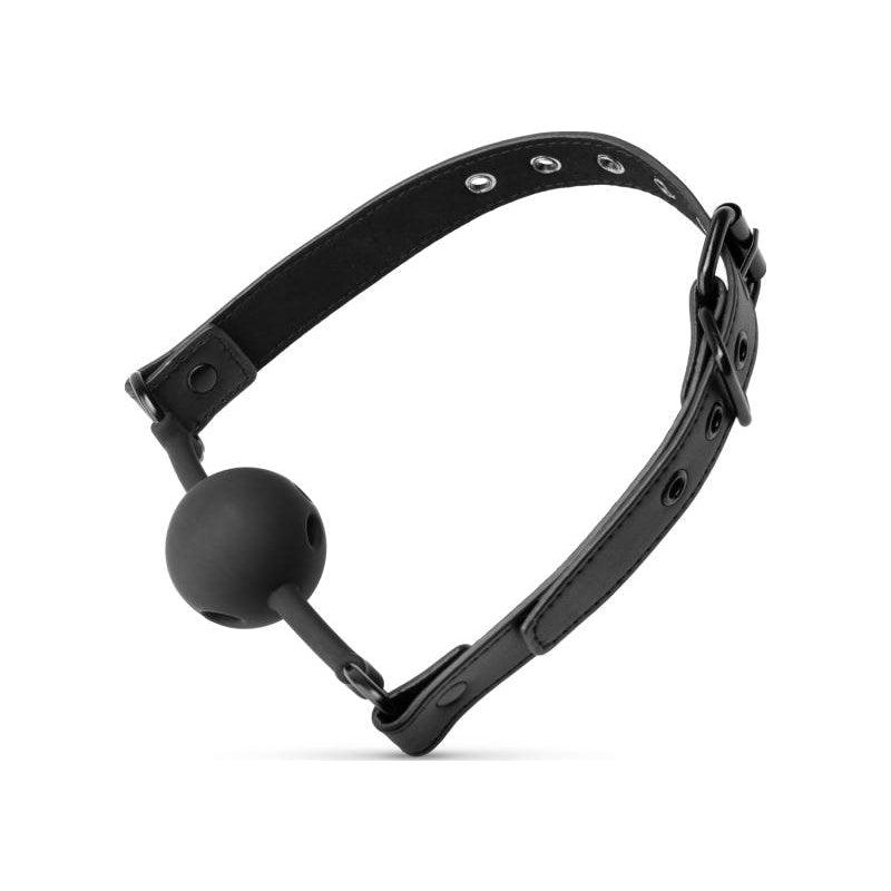 Breathable Silicone Ball Gag Black - Naughty by Nature Adult Store