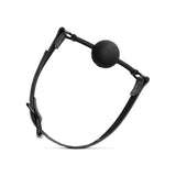 Breathable Silicone Ball Gag Black - Naughty by Nature Adult Store