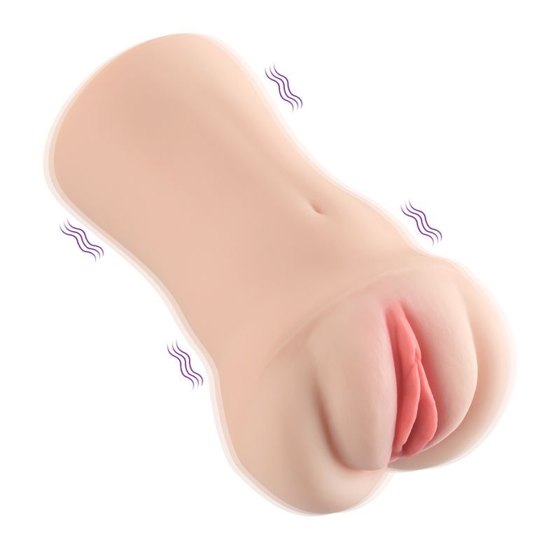 Brenna Dual Density 3 Speed 7 Mode Vibrating Realistic Masturbator - Adult Toys
