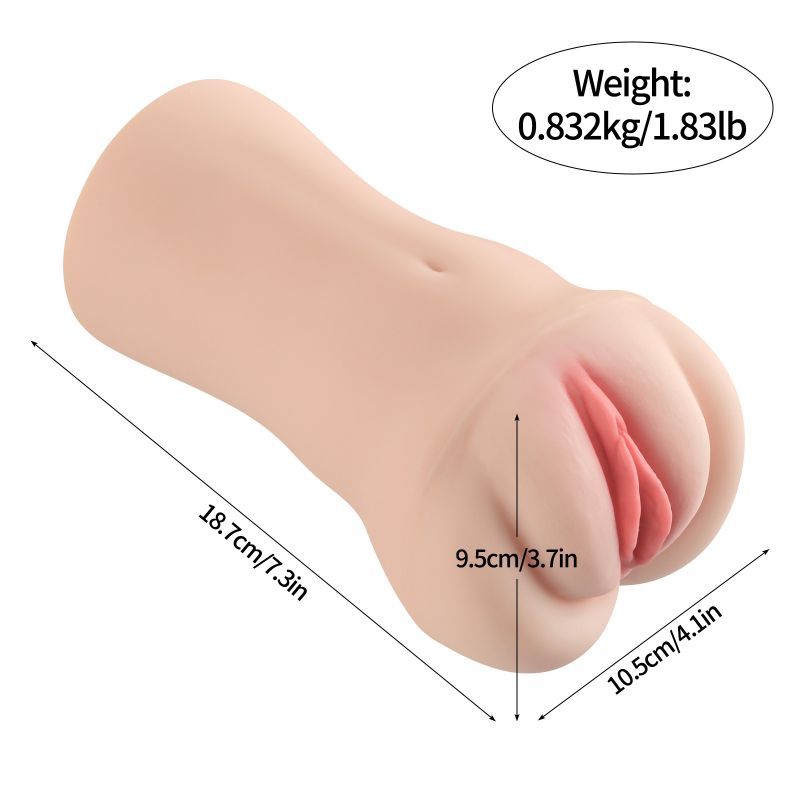 Brenna Dual Density 3 Speed 7 Mode Vibrating Realistic Masturbator - Adult Toys