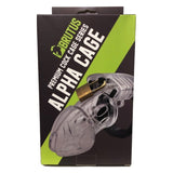 Brutus Alpha Chastity Cage Clear - Adult Toys