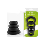 Brutus Big Bulge Silicone Cock Ring 4 Pc Set - Naughty by Nature Adult Store