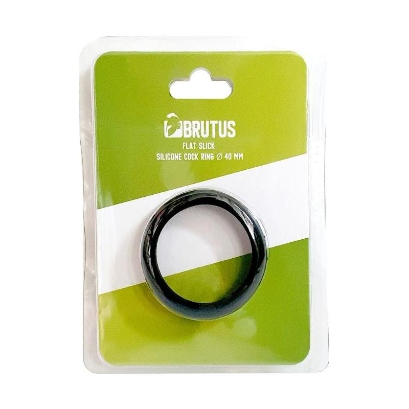 Brutus Flat Slick Cock Ring 40mm - Naughty by Nature Adult Store