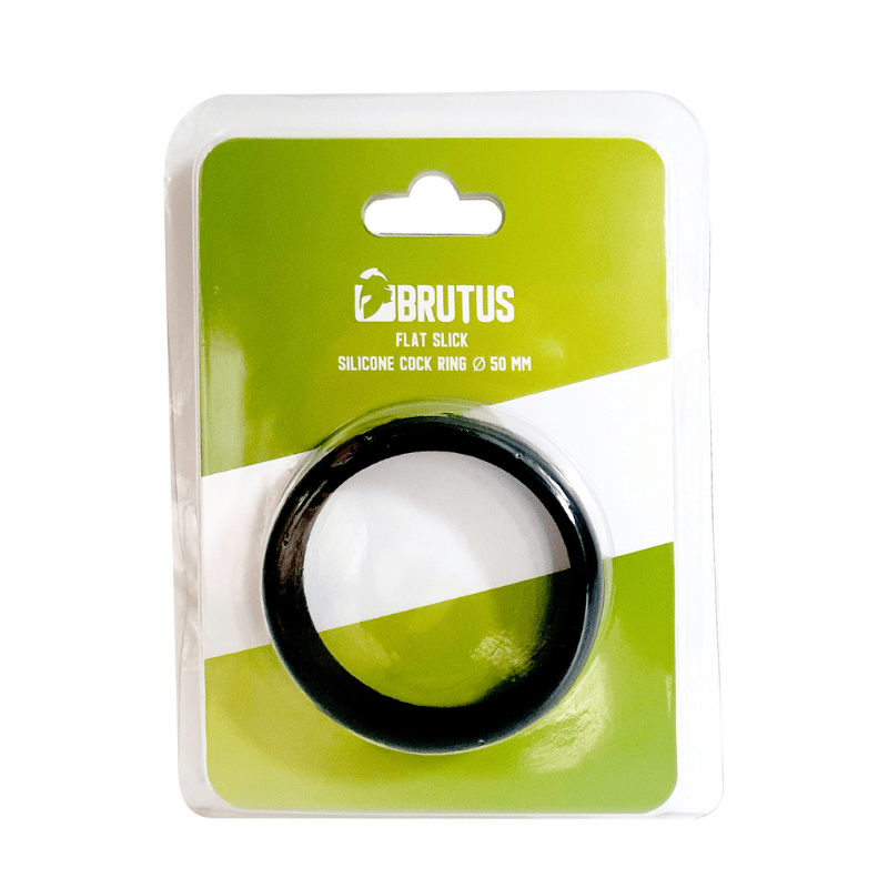 Brutus Flat Slick Cock Ring 50mm - Adult Toys