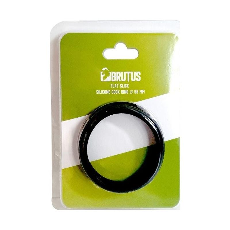 Brutus Flat Slick Cock Ring 55mm - Adult Toys