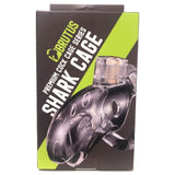 Brutus Shark Chastity Cage Clear - Adult Toys