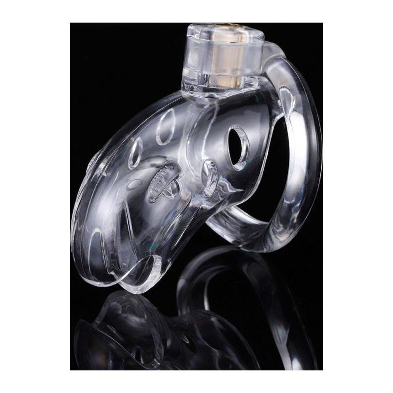 Brutus Shark Chastity Cage Clear - Adult Toys