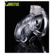 Brutus Shark Chastity Cage Clear - Adult Toys