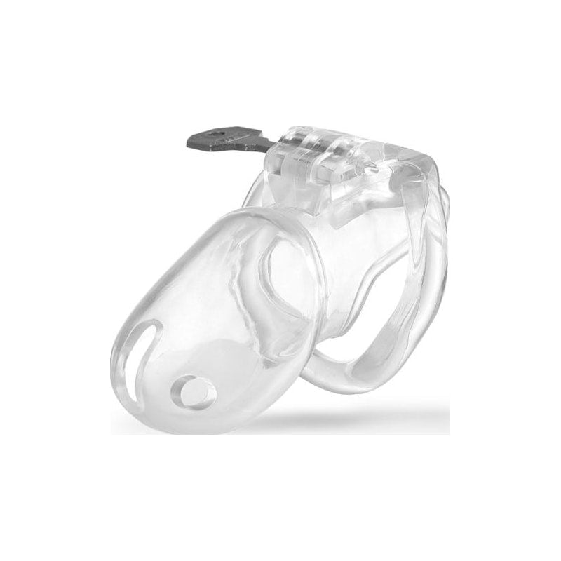 Brutus Stealth Chastity Cage Clear - Adult Toys