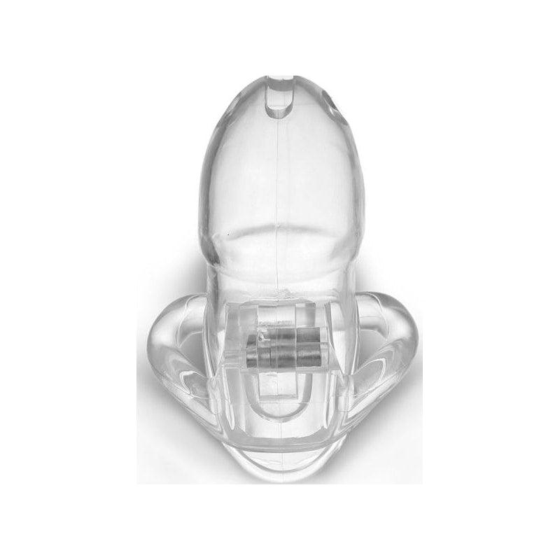 Brutus Stealth Chastity Cage Clear - Adult Toys