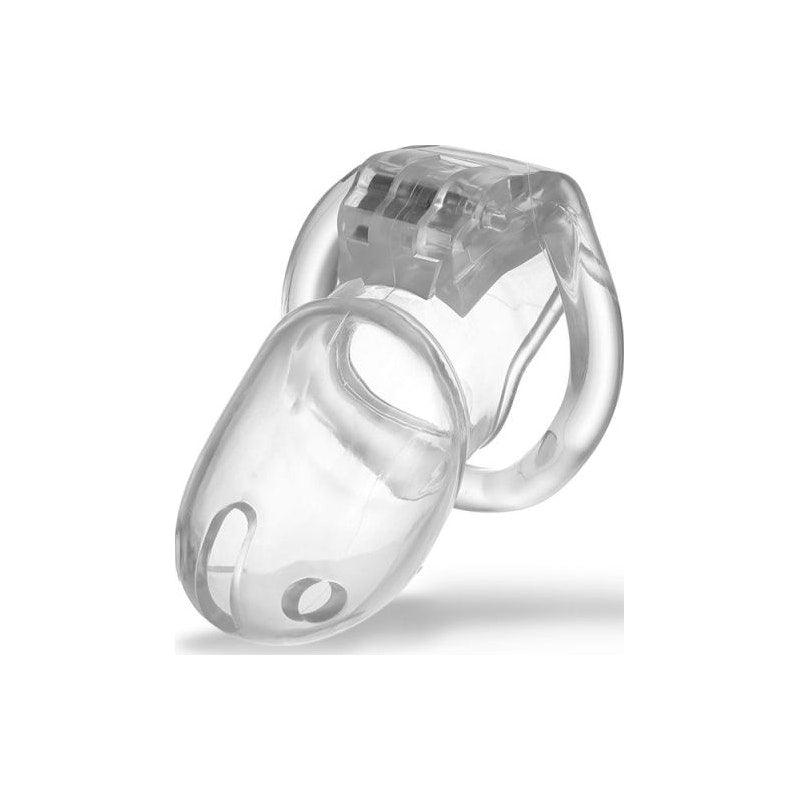 Brutus Stealth Chastity Cage Clear - Adult Toys