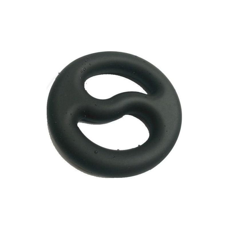 Brutus Yin Yang Silicone Cock and Ball Duo Ring - Naughty by Nature Adult Store