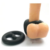 Brutus Yin Yang Silicone Cock and Ball Duo Ring - Naughty by Nature Adult Store