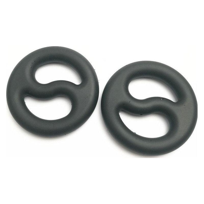 Brutus Yin Yang Silicone Cock and Ball Duo Ring - Naughty by Nature Adult Store