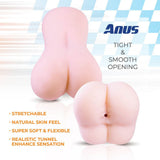 Bulky Sip - Flesh Mini Doggy - Style Stroker - MASTURBATORS