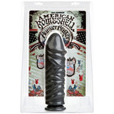 Bunker Buster 10.7in Anal Dildo Gun Metal - Adult Toys