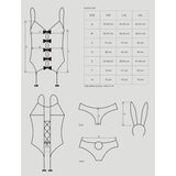 Bunny Suit 4 Pc Costume - Naughty by Nature Adult Store