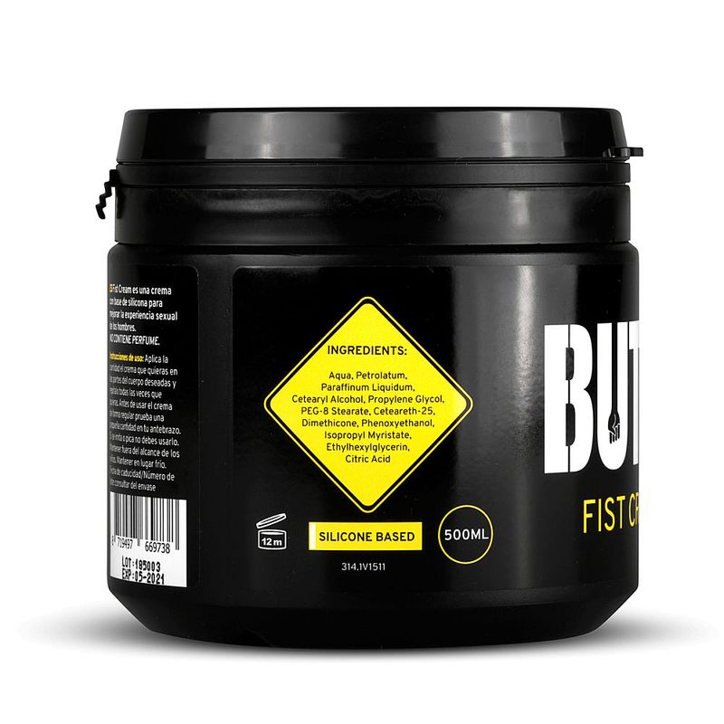 BUTTR Fisting Cream Silicone Based 500ml - Adult Toys