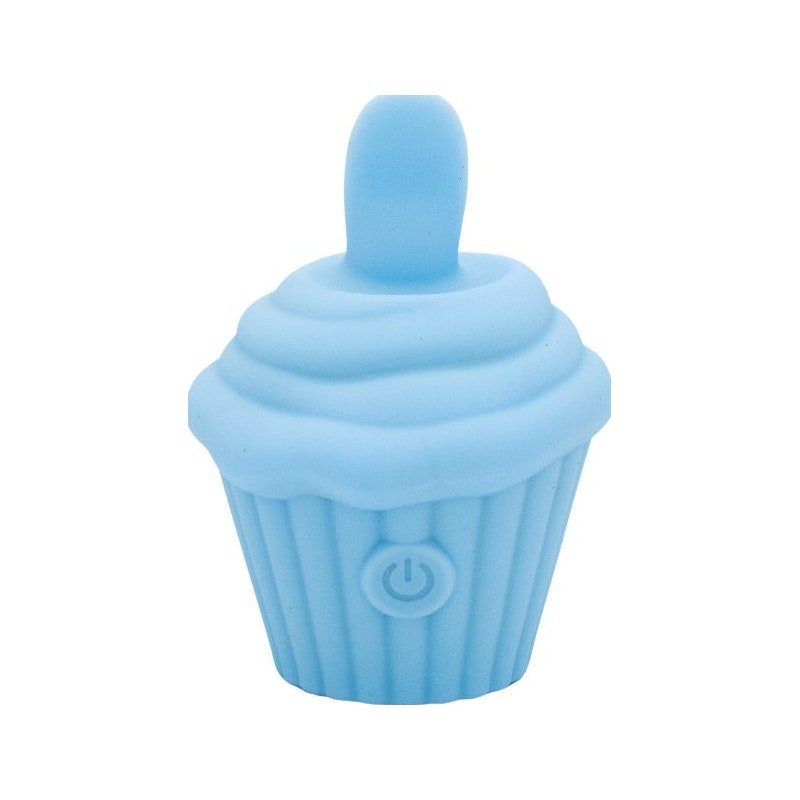 Cake Eater Clit Flicker Stimulator Blue - Adult Toys